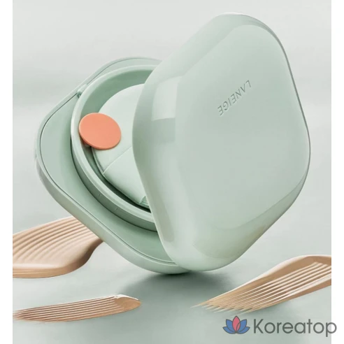 LANEIGE NEO CUSHION MATTE + REFILL / Премиальный матирующий кушон с защитой SPF 42PA++ ТОН 21N BEIGE  15 г + набор для заправки 15 г, 21N1 Бежевый