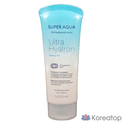 Пилинг-гель Missha Super Aqua Ultra Hyalon, 100 мл, 1 шт.