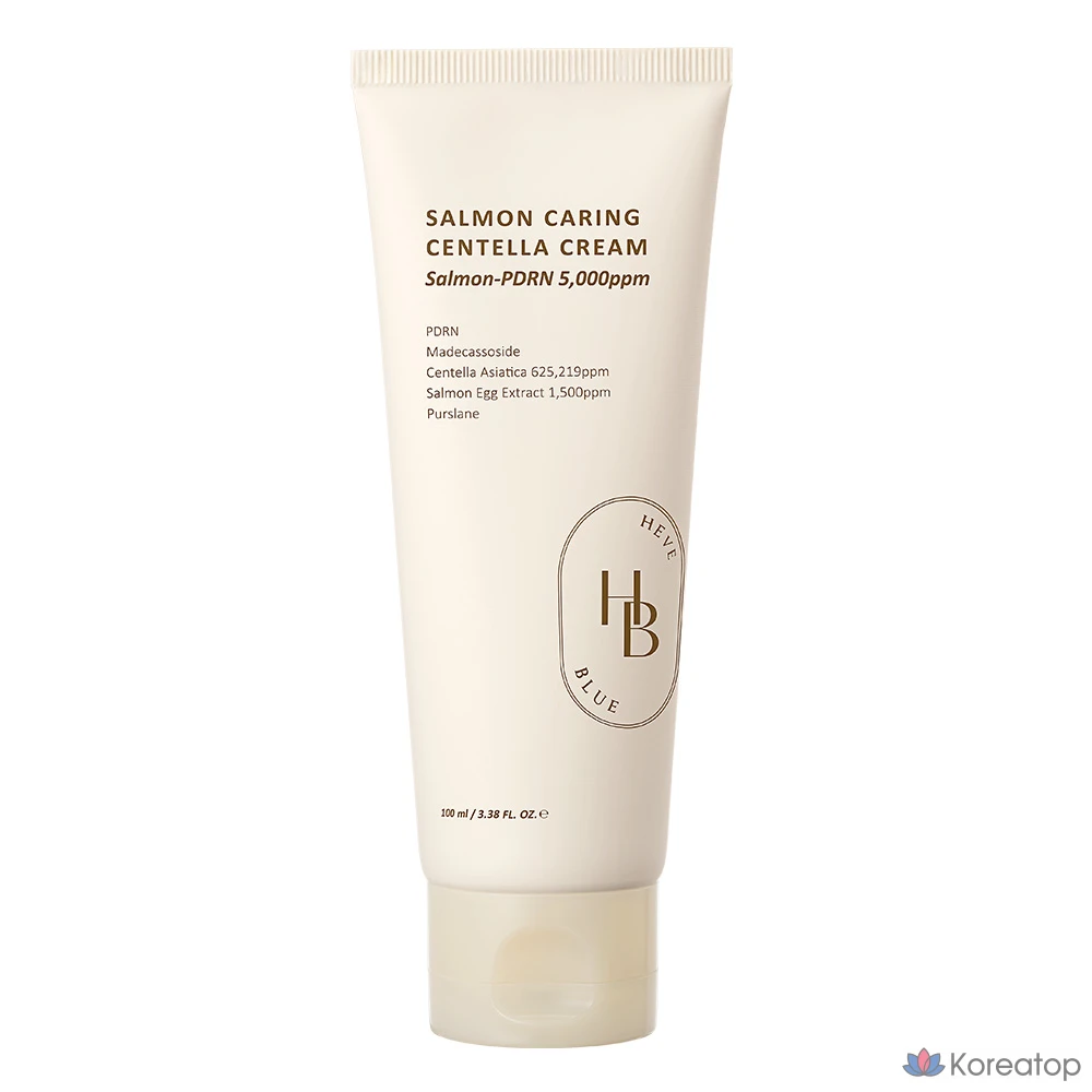 Крем HEVEBLUE Salmon Caring Centella Cream, 100 мл, 1 шт.