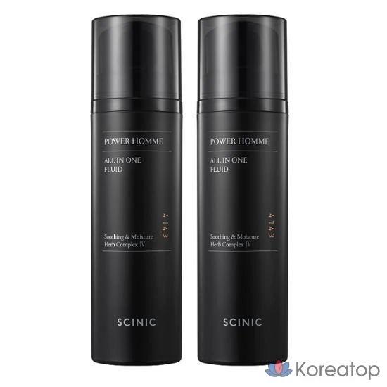 Scinic Power Homme Fluid Double (150 мл + 150 мл), 1 шт.