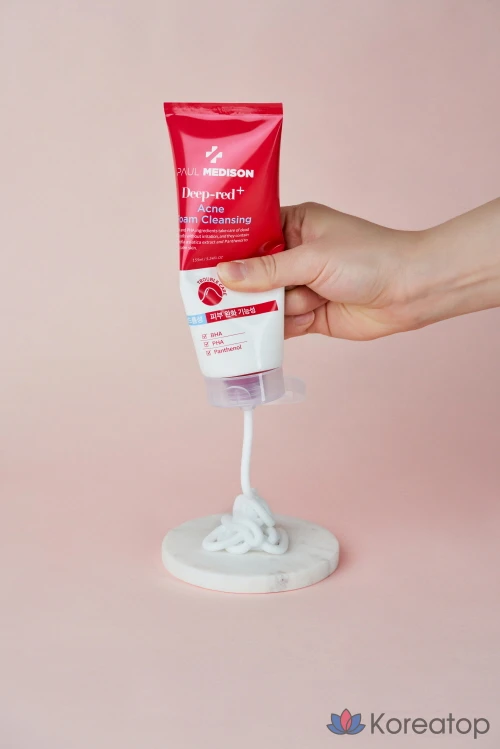Пенка для умывания PAUL MEDISON Deep Red Acne Foam Cleansing, 155 мл, 1 шт.