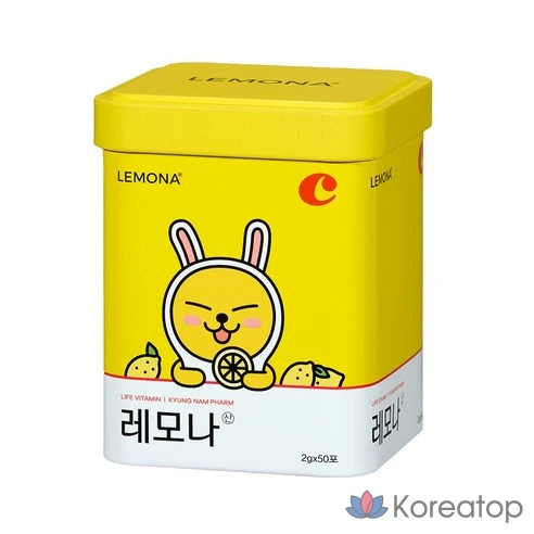 Витамины Lemona Kakao Friends Edition в жестяной коробке