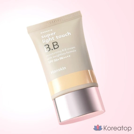 BB-крем Hanskin Super Light Touch SPF 50+ PA++++, цвет слоновой кости, 30 г, 1 шт., фото 2