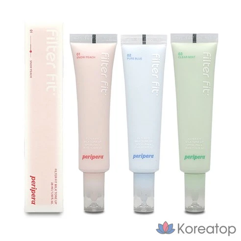 Тональный крем Peripera Filter Fit Milk Tone-Up 01 Snow Peach