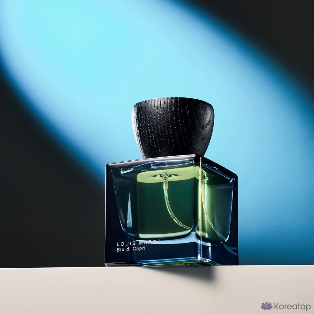 Мужские духи Louis Marco Blu di Capri, цитрусово-древесно-цветочные, кедр, амбра, океан, флакон 50 мл.