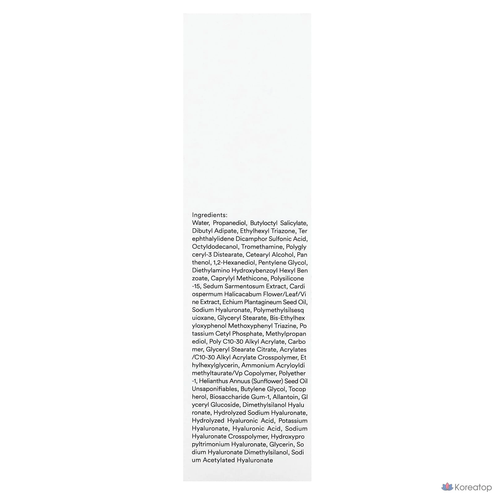 Солнцезащитный крем Abib Sedum с гиалуроновой кислотой SPF50+ PA++++ 50 мл, 1 шт.