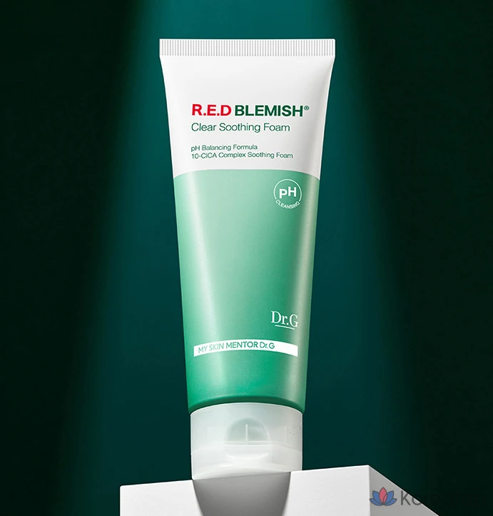 Очищающая пенка Dr. G Red Blemish Clear Soothing Foam, 200 мл, 1 шт., фото 3