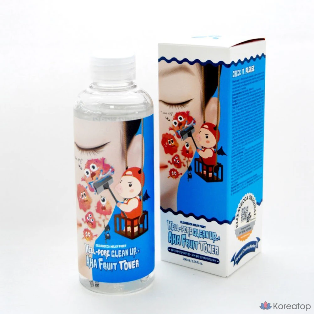 Тоник для лица Elizavecca Milky Piggy Hell Clean Up Fruit Toner, 200 мл, 1 шт.