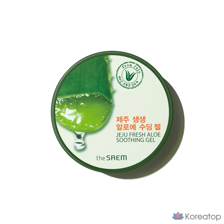 Успокаивающий гель с алоэ вера The Saem Jeju Fresh 95%, 300 мл, 1 шт.