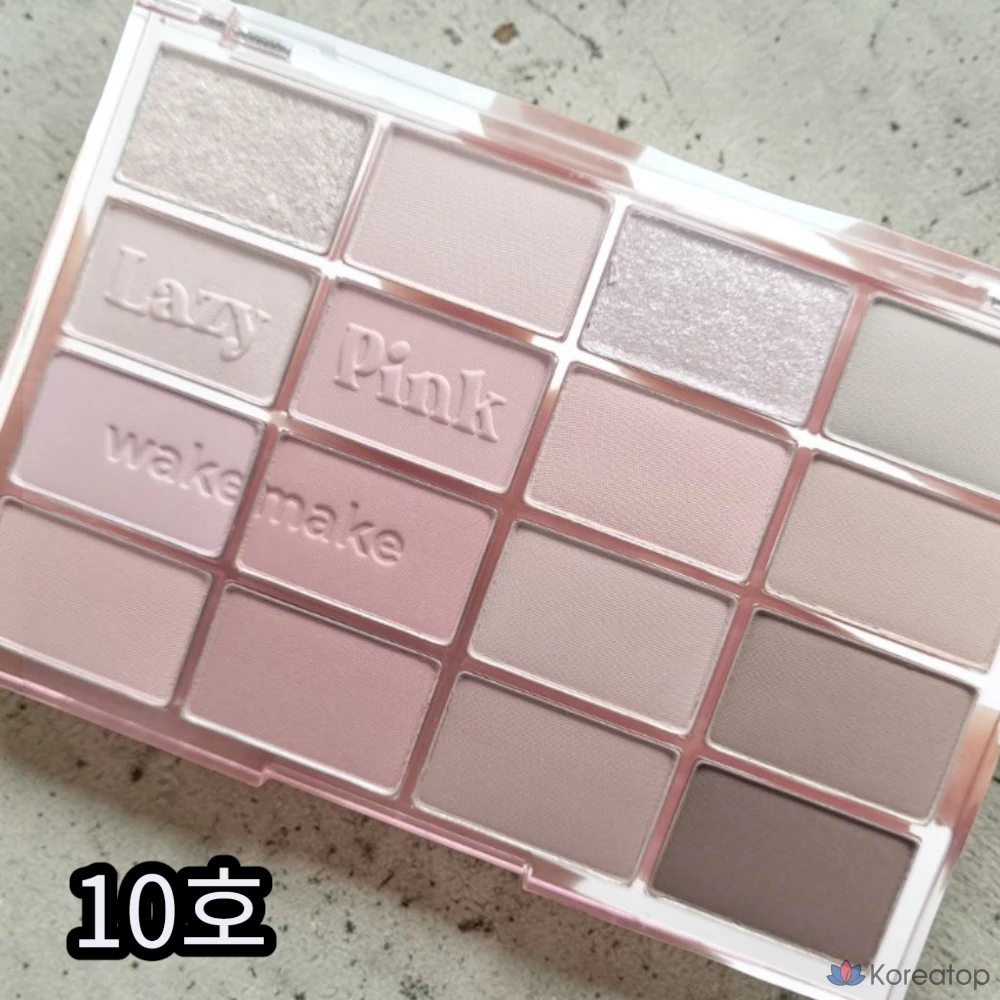 Палетка теней для век WAKEMAKE Soft Blurring Eye Palette, 16 оттенков, 14 г, № 4 Pure (Lavender Blurring), 1 шт.