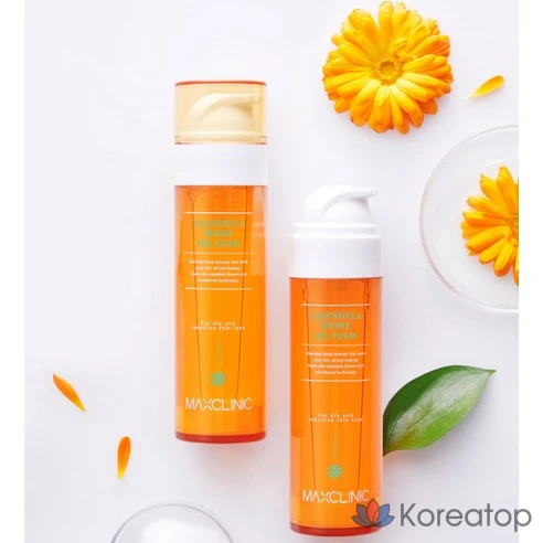 Масляная пена для умывания Max Clinic Calendula Biome