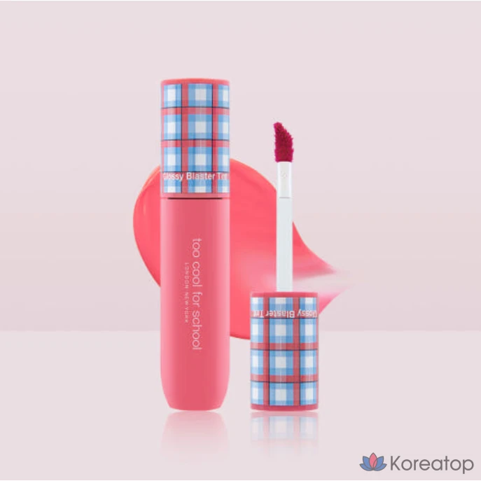 Блестящий тональный крем Too Cool for School Glossy Blaster Tint, № 4, охлаждающий розовый, 3,4 г, 1 шт.