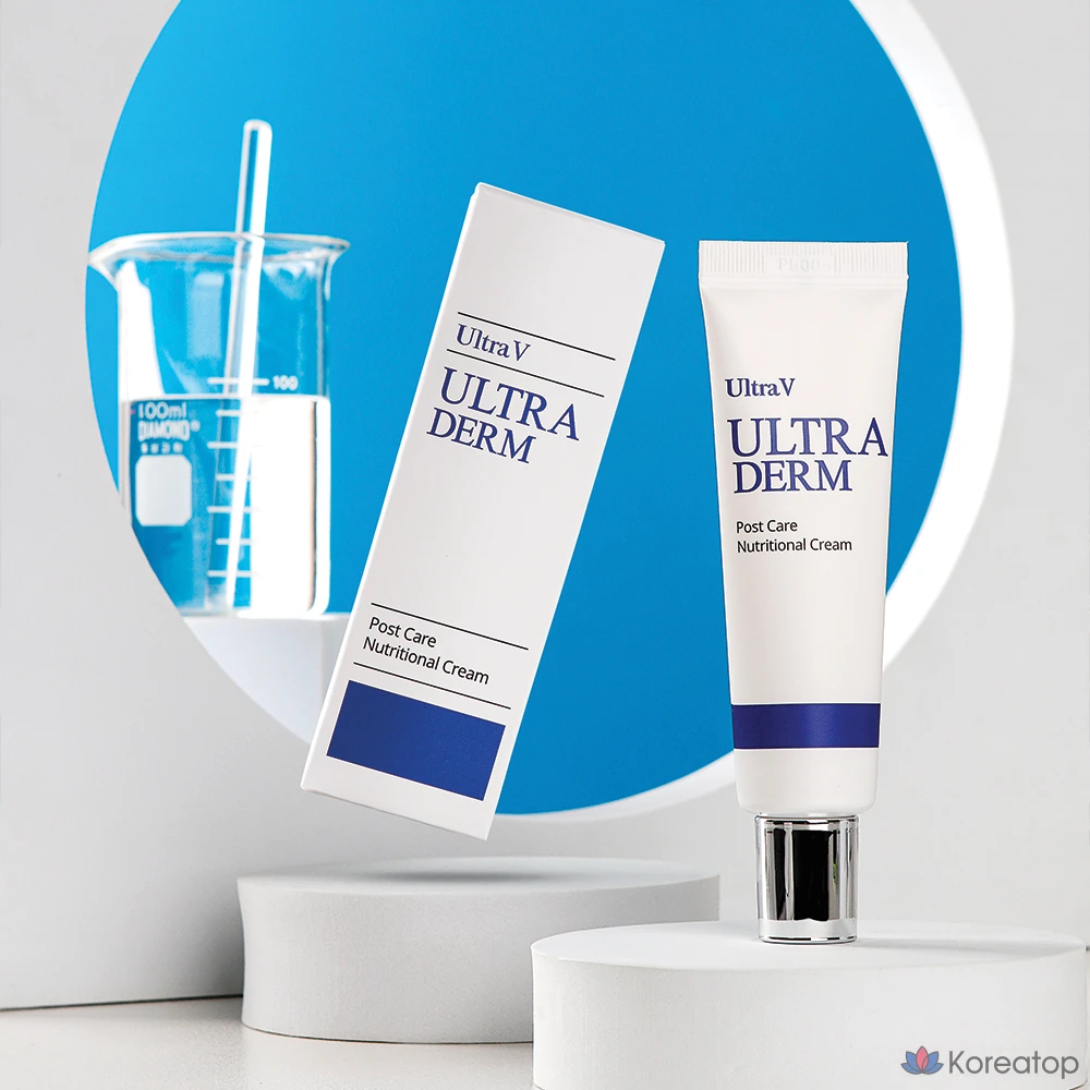 Крем Ultra Derm Cica 30 мл дерматологический крем для ухода после процедуры с EGF + набор из 2 успокаивающих масок, 1 комплект