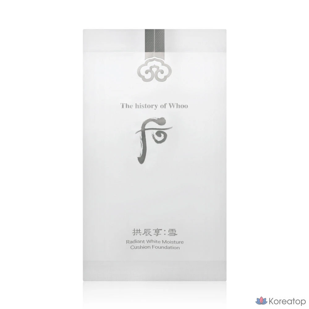 Кушон-фундамент THE HISTORY OF WHOO Gongjinhyangseol Whitening Moisture Glow Cushion Foundation Refill, оттенок 23, 1 шт., фото 3