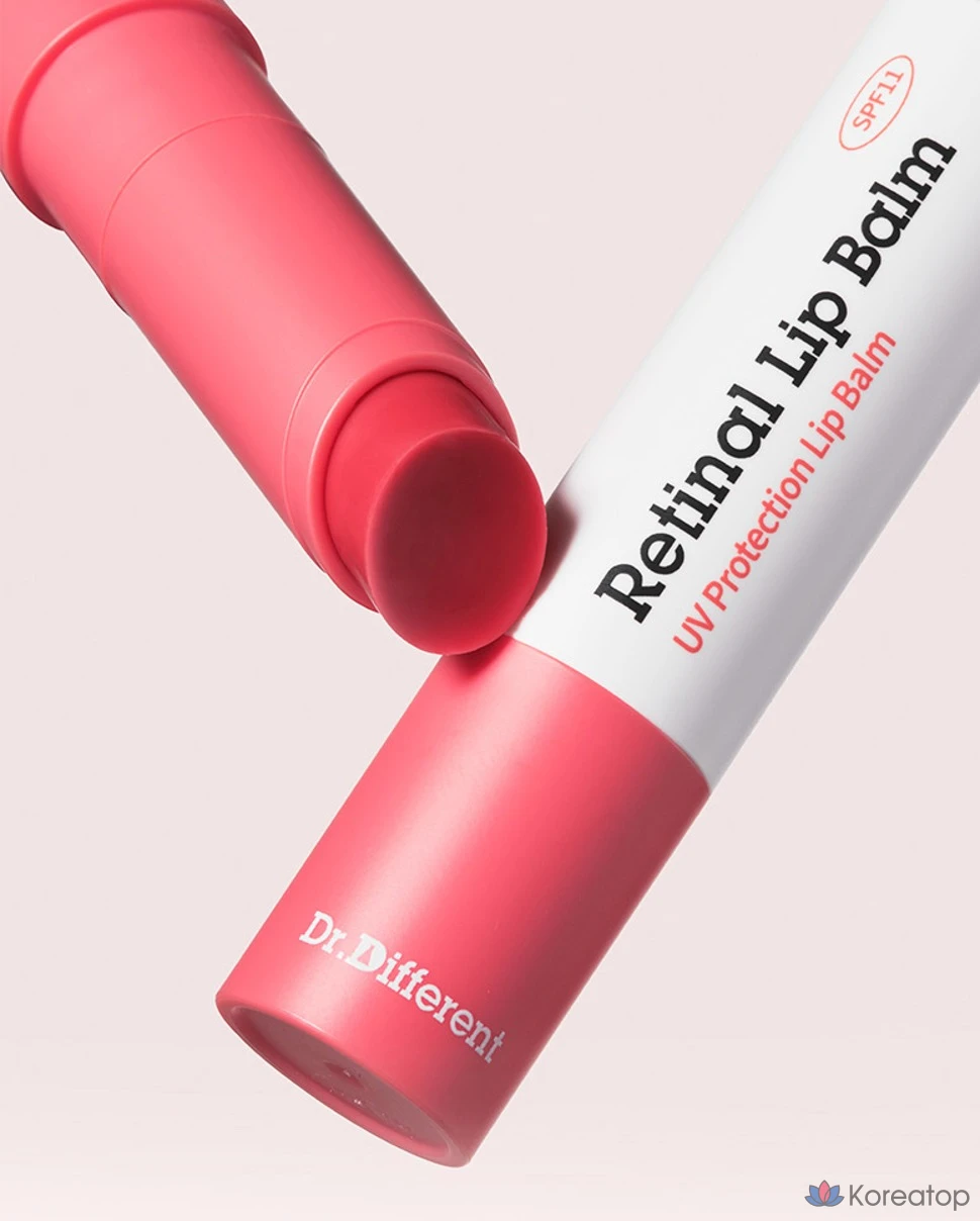 Ретинальный бальзам для губ Dr. Different, тонированный, 4 г, 1 шт.