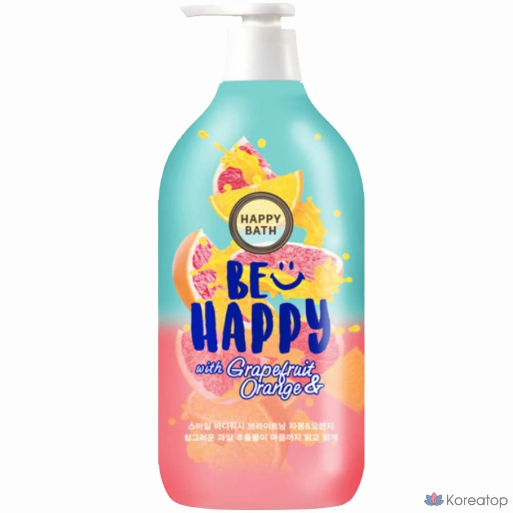 Гель для душа Happy Bath Brightening Grapefruit Orange, 900 г, 1 шт.