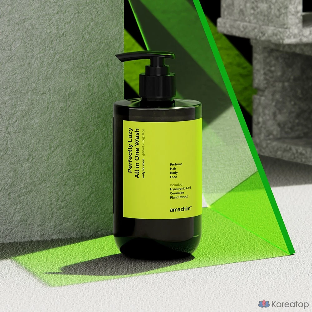 Amazhim Мужское универсальное средство для умывания Perfectly Lazy, 500 мл, 1 шт.