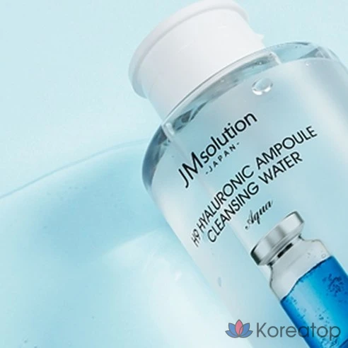 J. M. Solutions H9 Гиалуроновая ампульная очищающая вода Aqua, 850 мл