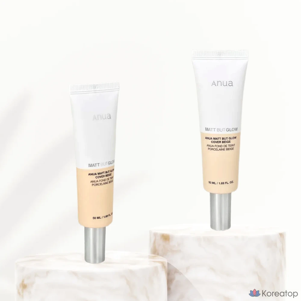 Тонер Anua Pade-Free Matt But Glow Cover Beige, 50 мл, 1 шт.