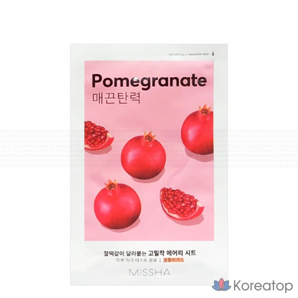 Тканевая маска для лица Missha Airy Fit Sheet Mask, 19 г, 40 шт.