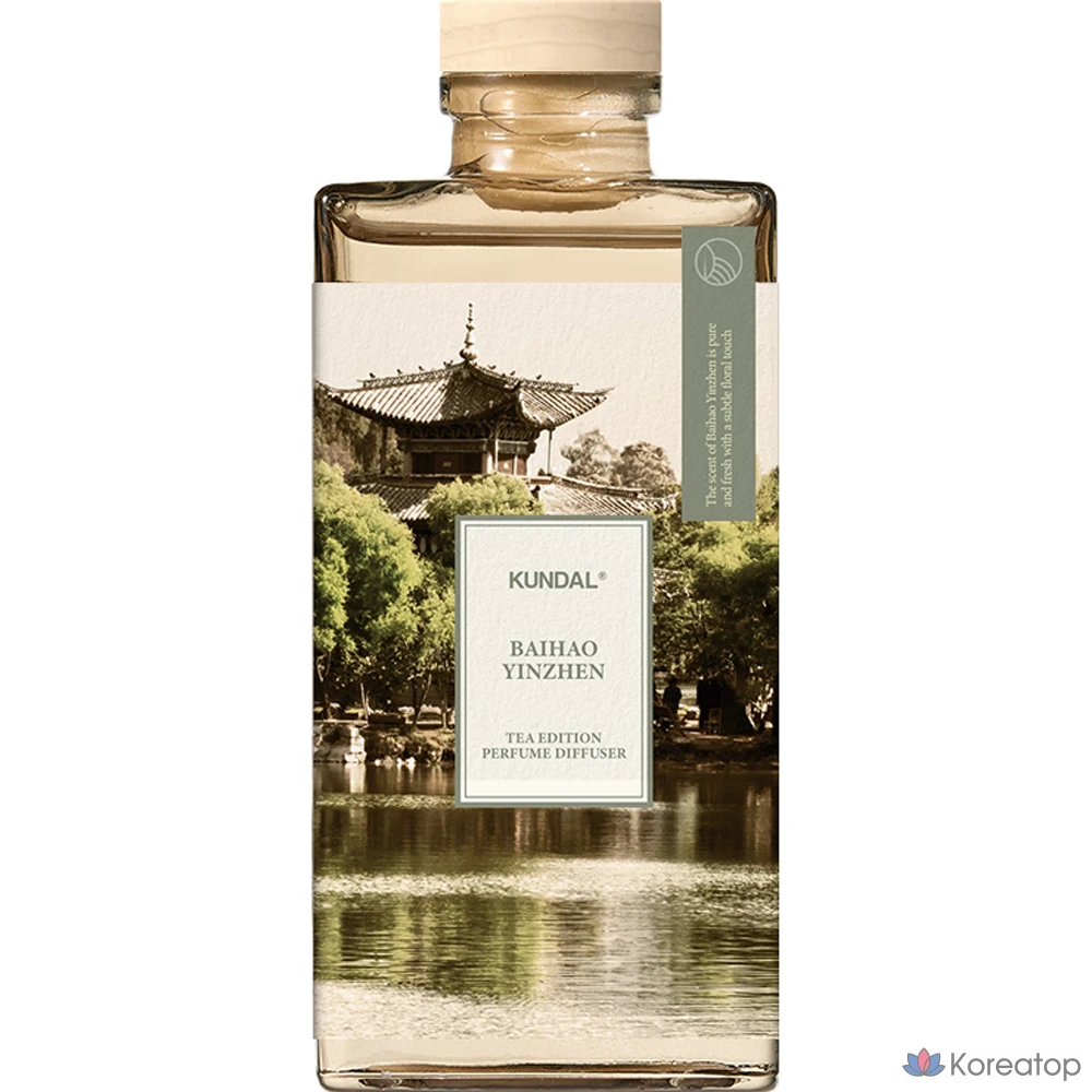 Ароматический диффузор Kundal «Белый тигр, серебряная игла», 140 мл, 1 шт.