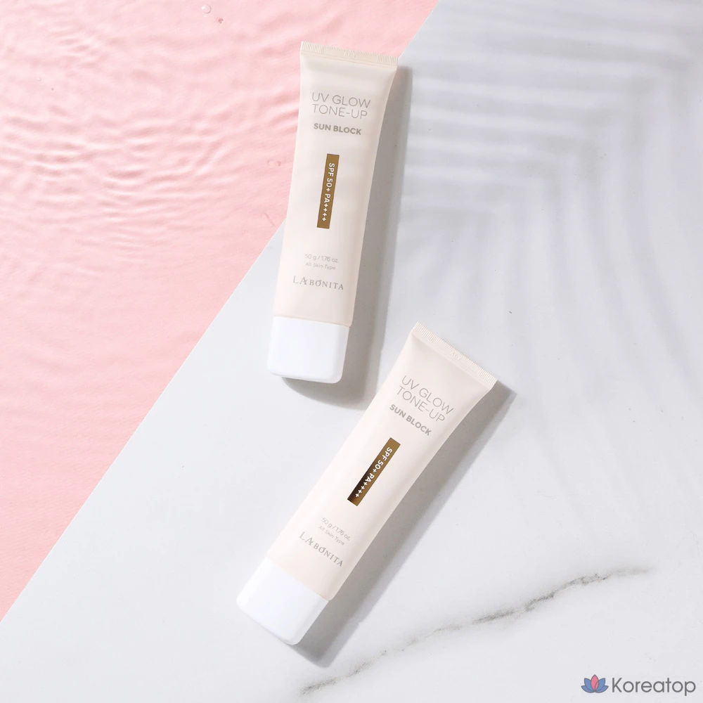 Солнцезащитный крем Labonita UV Glow Tone-Up, SPF50+ PA++++, розовый тонирующий, 1 шт., 50 г