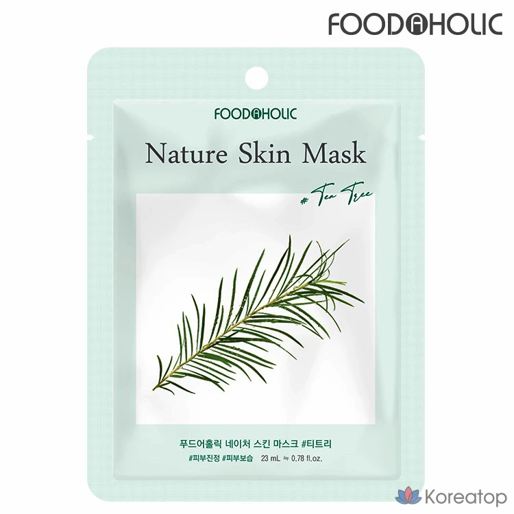 Тканевая маска для лица FoodaHolic Nature Skin Tea Tree Mask, 10 шт.