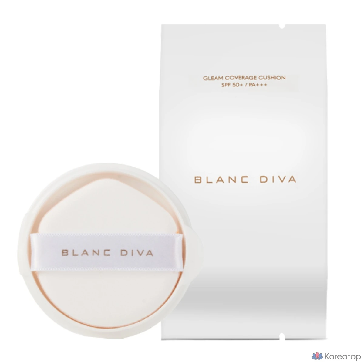 Сменный блок тонального крема VDL Blanc Diva Glim Coverage Cushion, № 23, натуральный бежевый, 1 шт.