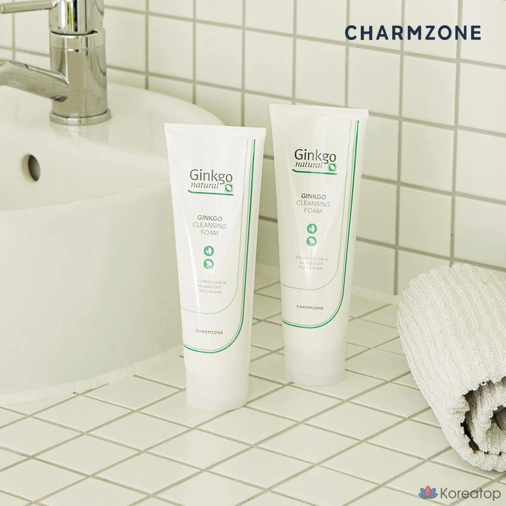 Пенка для глубокого очищения Charmzone Ginkgo Natural Green Clay, 1 шт., 180 мл