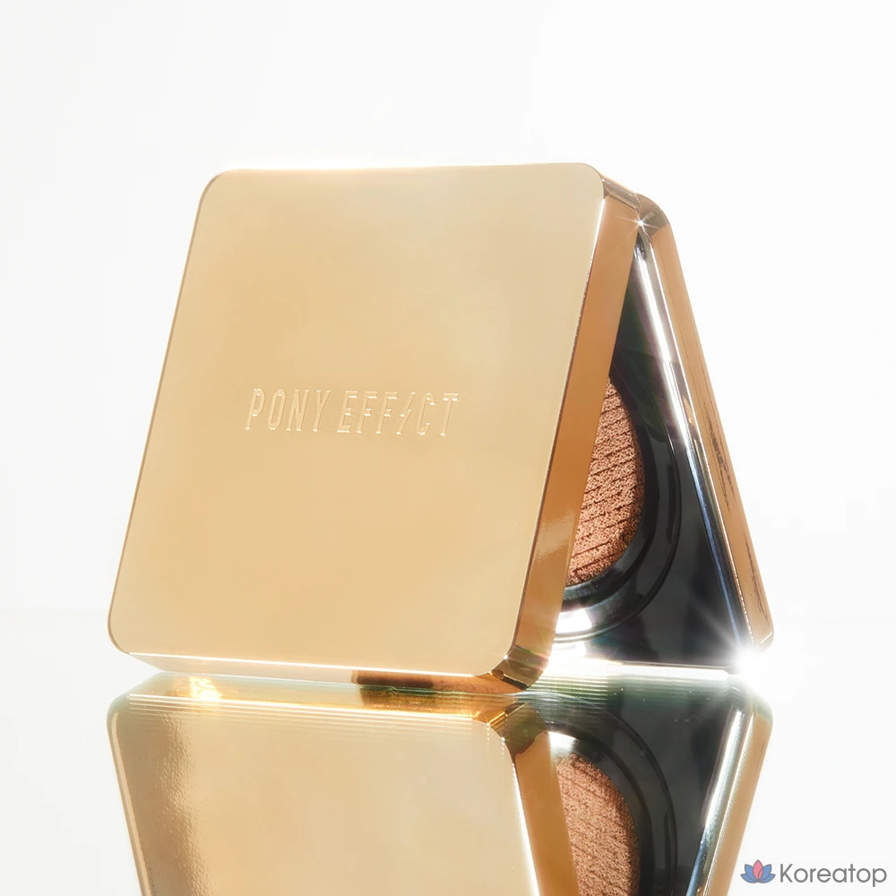 Тональный крем-кушон Pony Effect Coverstay Cushion Foundation EX, 15 г, 2 сменных блока, № 23, телесно-бежевый, 1 шт.