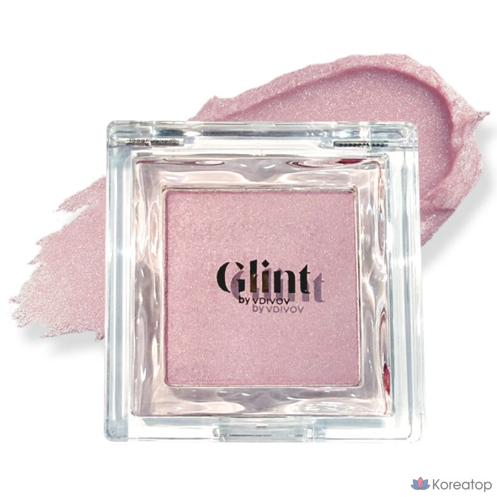 Запеченные румяна Glint 24 г, 07 Бледно-сиреневый, 1 шт.