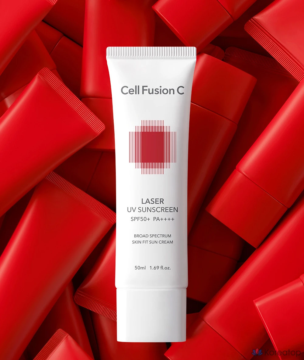 Солнцезащитный крем CELL FUSION C Laser UV Sunscreen SPF50+ PA++++, 50 мл, 1 шт., фото 3