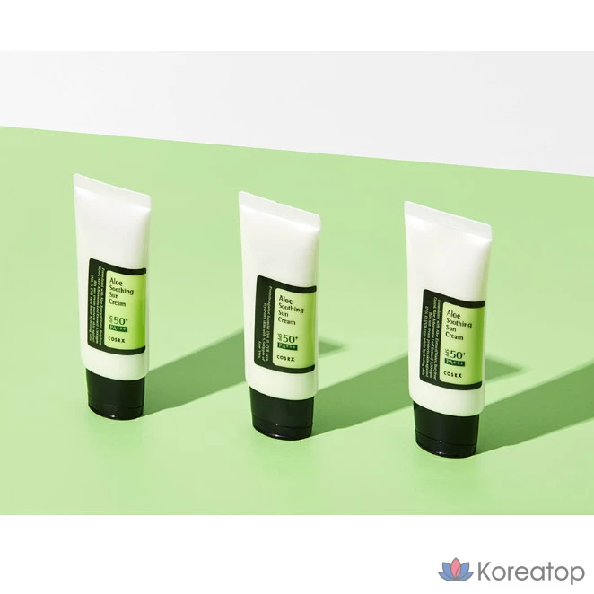 COSRX Успокаивающий солнцезащитный крем с алоэ SPF50+ PA+++, 50 мл, 1 шт.