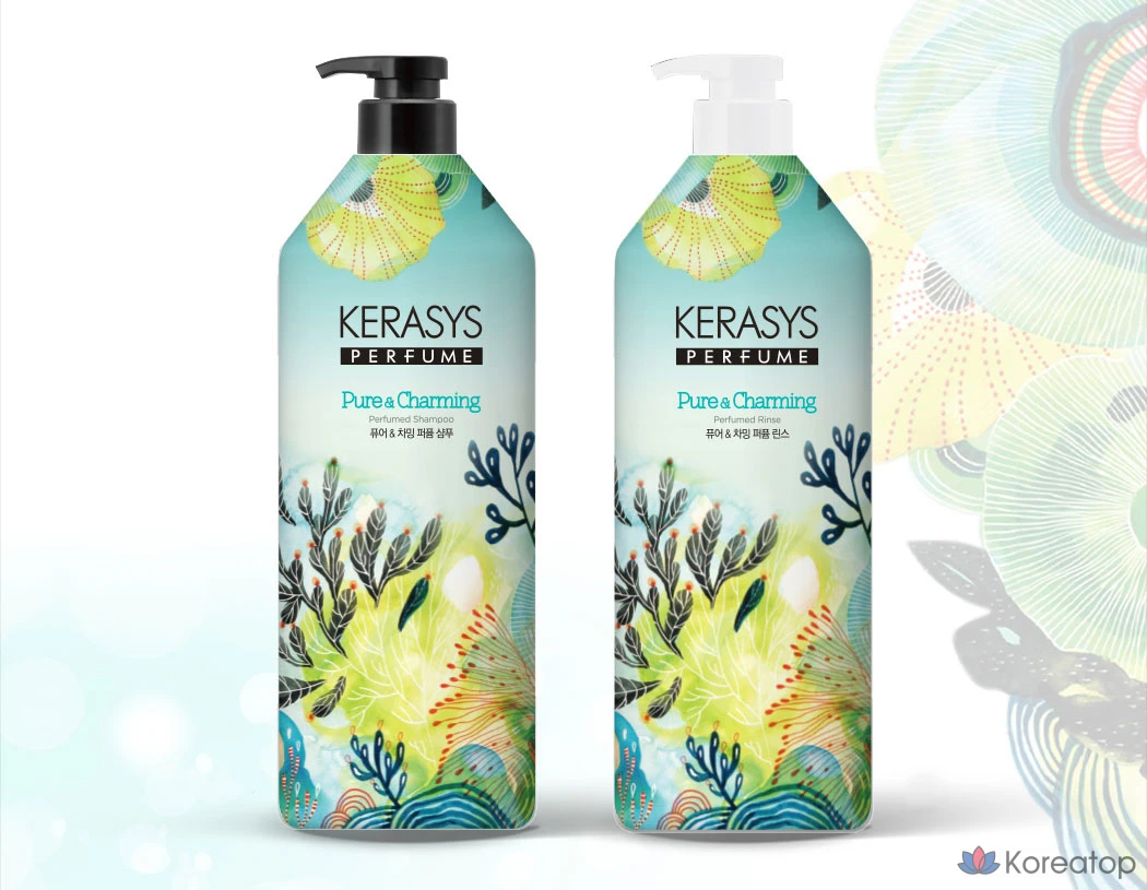 Парфюмированный шампунь KeraSys с ароматом «Чистота и очарование», 980 мл, 1 шт.