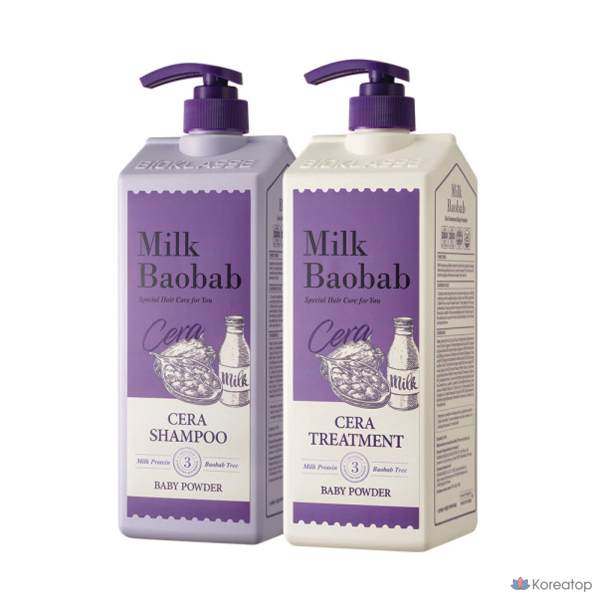 Шампунь Cera 1,2 л, средство для ухода 1,2 л, детская присыпка, 1 упаковка