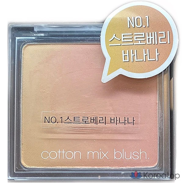 Румяна Missha Cotton Mix 11 г (клубника-банан), 1 шт.