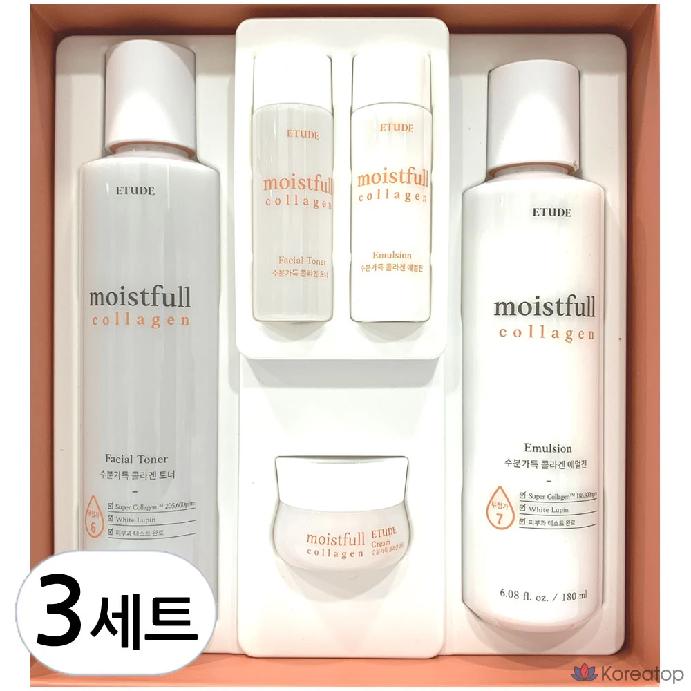 Набор для ухода Etude House Moistfull Collagen 2-piece Set, 3 шт.