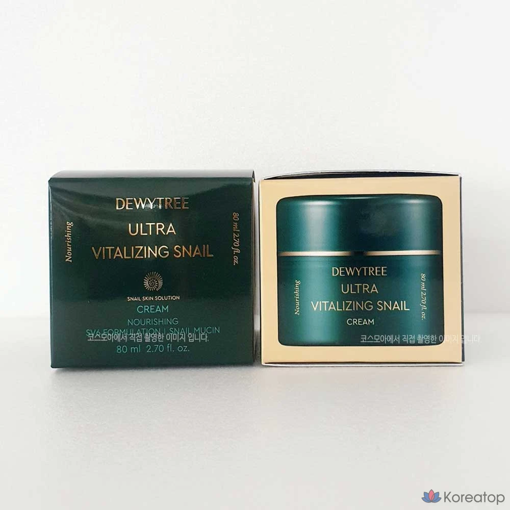 Крем для разглаживания морщин Dewytree Snail Elasticity Wrinkle Improvement Cream Ultra Vitalizing, 80 мл, 1 шт.