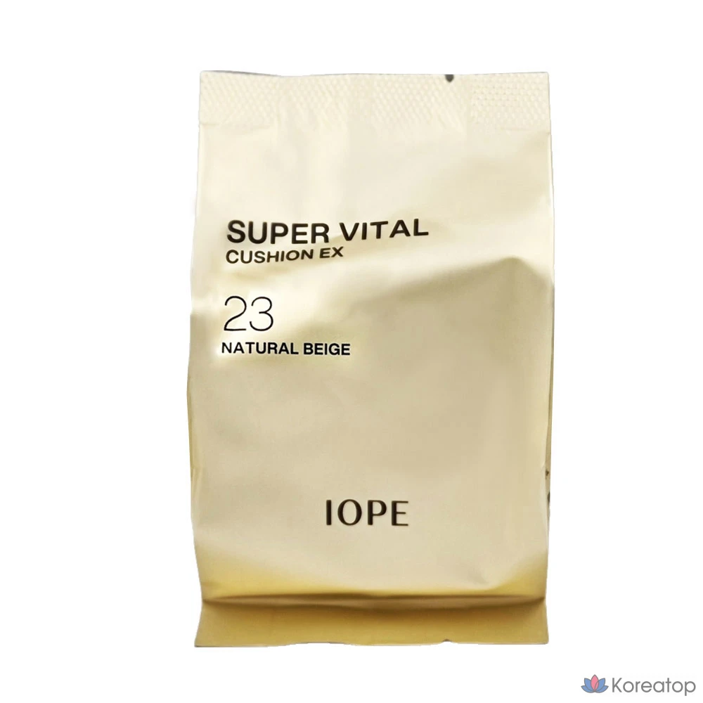 Сменный блок тонального крема IOPE Super Vital Cushion Foundation, 16 г, № 23, 1 шт.