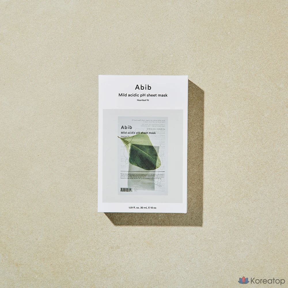 Тканевая маска для лица Abib pH Sheet Mask Heartleaf Fit, 30 мл, 40 шт., фото 3