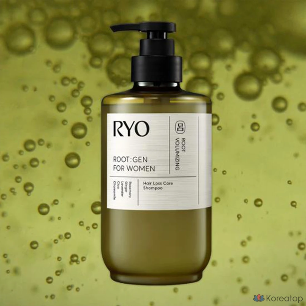 Шампунь Ryo Rootzen для лечения выпадения волос у женщин, 353 мл, 1 шт., фото 2