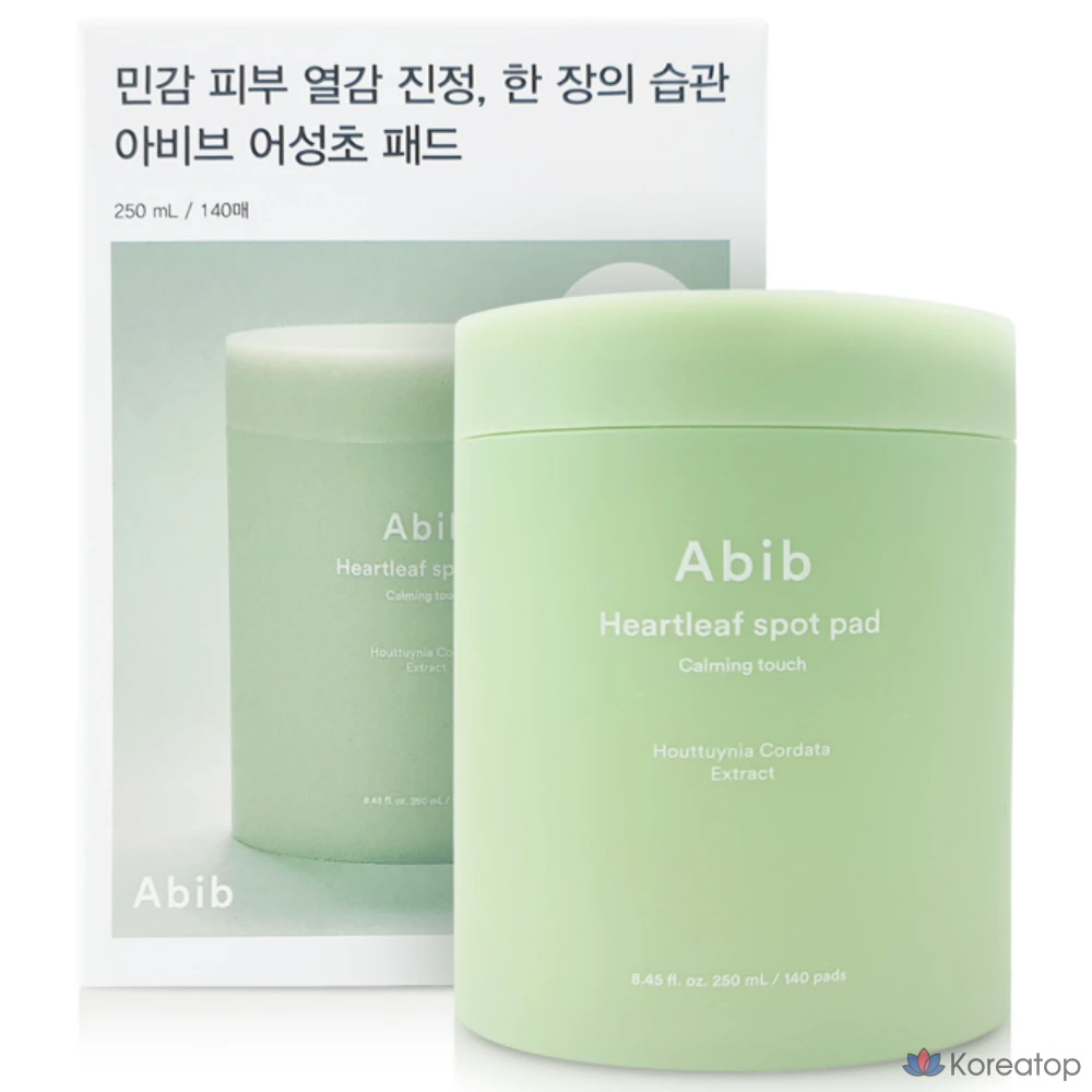 Успокаивающая маска для лица Abib Eoseongcho Spot Pad Calming Touch Mask Sheet, 140 листов, 2 упаковки.