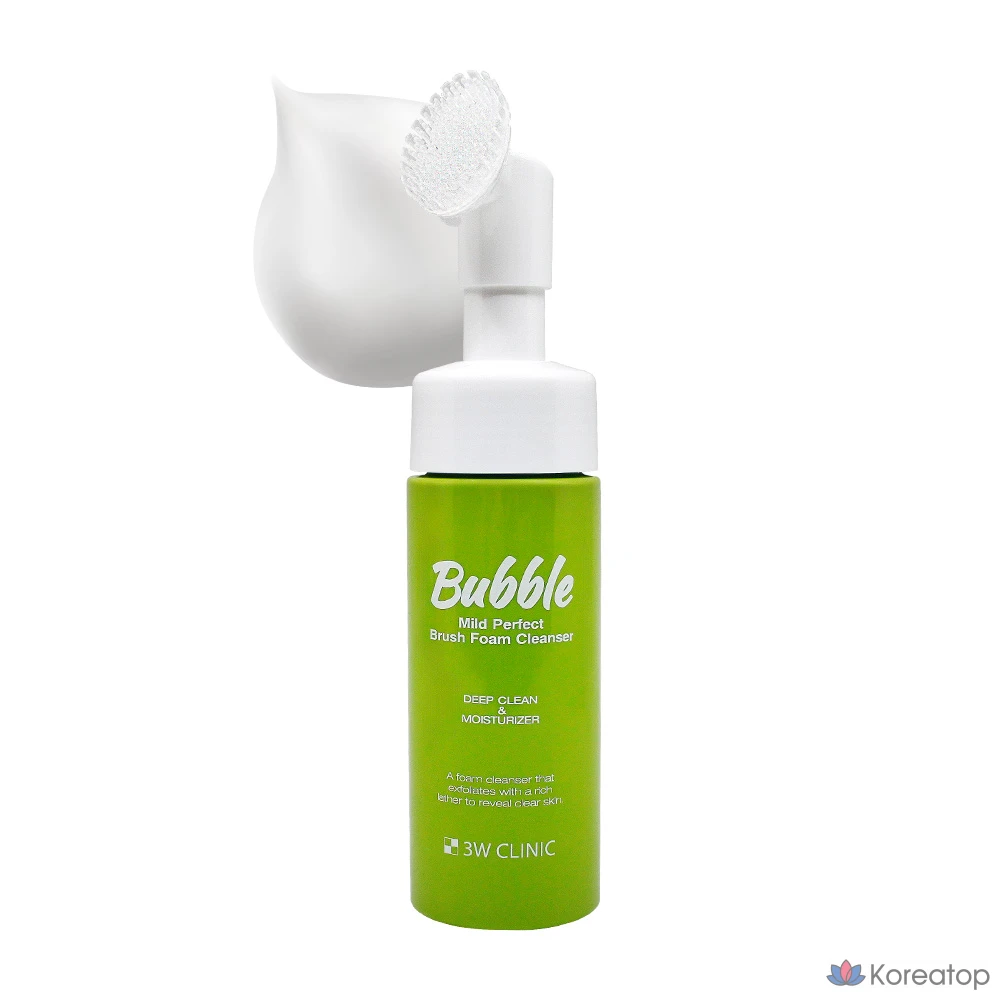 Пенка для умывания 3W Clinic Mild Perfect Bubble Brush Foam Cleanser, 150 мл, 1 шт.