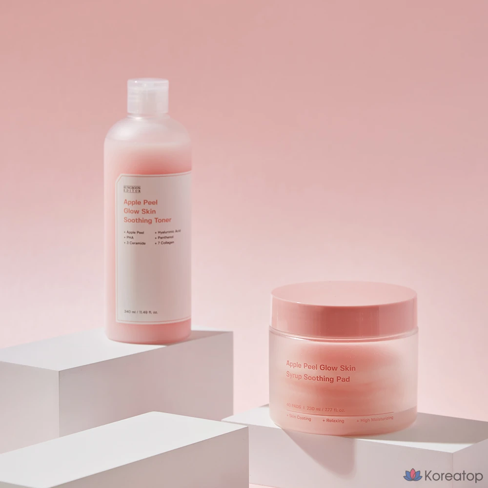 Успокаивающие подушечки Ingredient Editor с сиропом из яблочной кожуры, 230 мл, 40 листов, 1 упаковка.