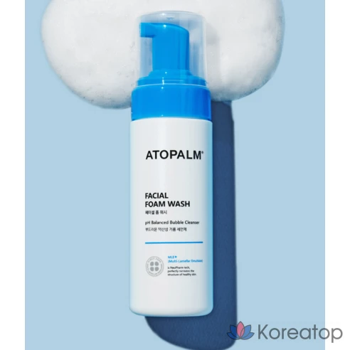 Пенка для умывания лица Корея для всей семьи Atopalm, 150 мл