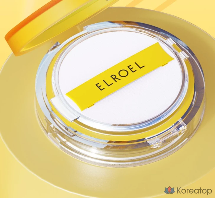 Кушон ELROEL Pang Pang Yellow Sun Cushion Plus Refill SPF50+PA++++, 15 г, 1 шт., фото 3
