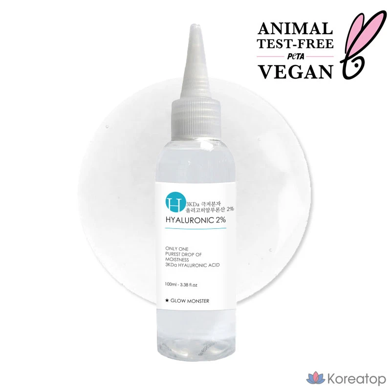 Glow Monster Activa Раствор глицерилглюкозида 30 мл + 2% раствор олигогиалуроновой кислоты 3 кДа 100 мл, 1 шт.