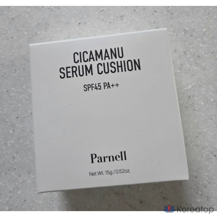 Тональный крем Parnell Cicamanu Serum Cushion No. 21 SPF45 PA++ (1 основной продукт + 1 сменный блок) Parnell Cica Cushion Parnell Cica Serum Cushion Cushion Parnell Cicamanu Serum Cushion No. 21 Parnell Cicamanu Cushion Pact, No. 21 Основной продукт, 2 шт., фото 3