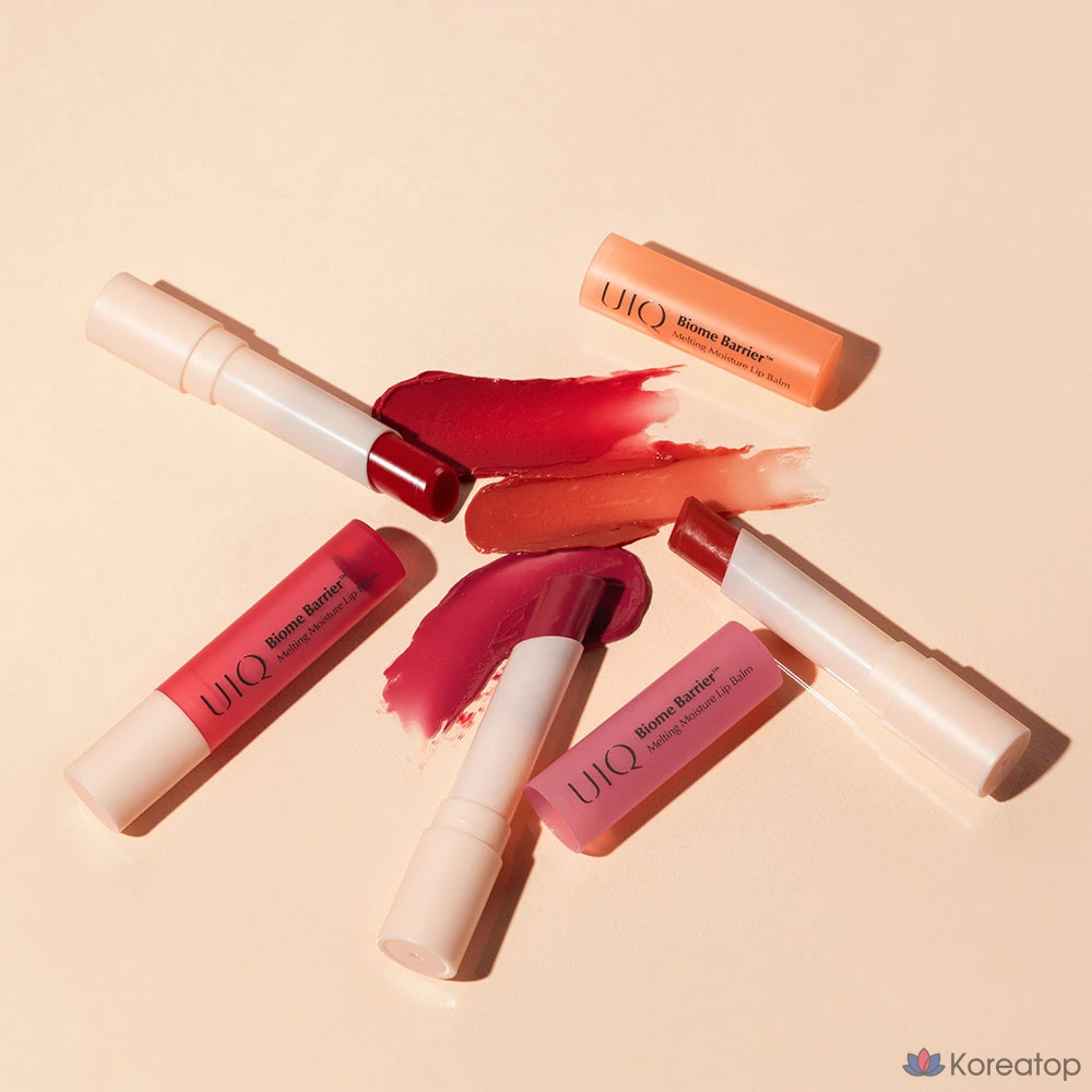 Увлажняющий бальзам для губ UIQ Biome Barrier Melting Moisture Lip Balm, Mobraise, 3,2 г, 1 шт., фото 3
