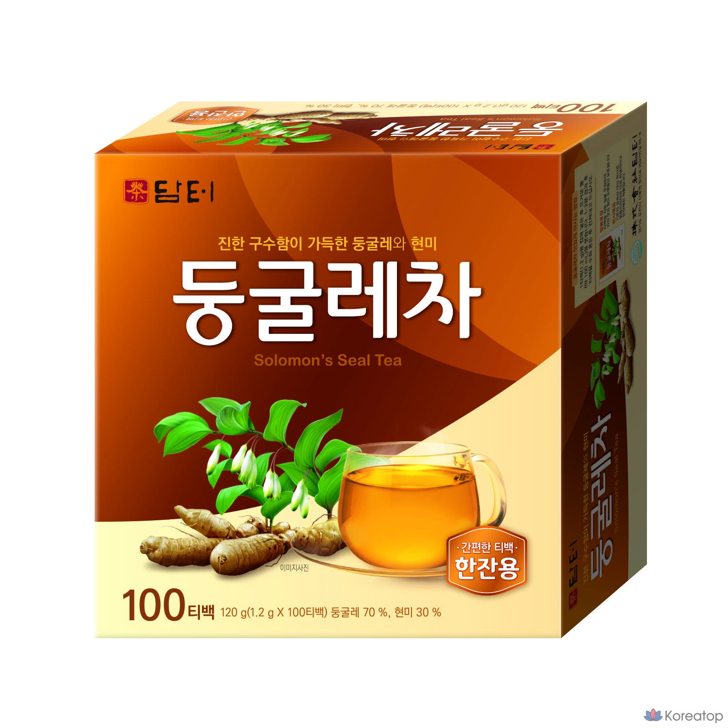 Набор для ухода Damtuh Infusion Tea Bag 100T 4 Types (Barley Tea + Cassia Seed Tea + Solomon's Seal Tea + Corn Silk Tea), 120 г, 1 шт.
